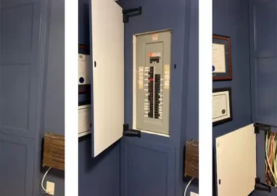 hidden hinge electrical panel 1a